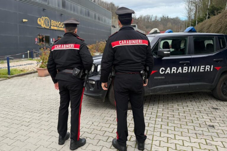 COLLEFERRO - L'intervento dei Carabinieri per il cane chiuso in auto (1)