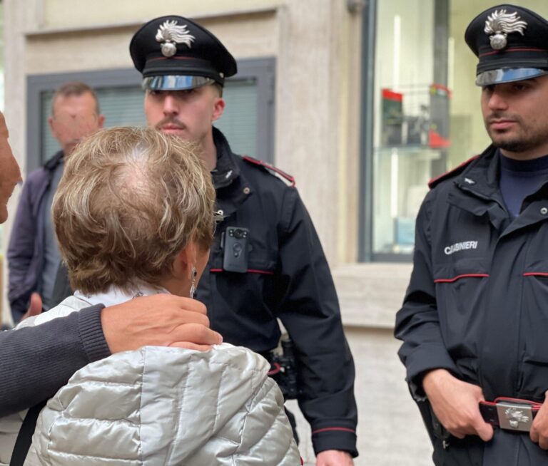 PARIOLI - I Carabinieri intervenuti