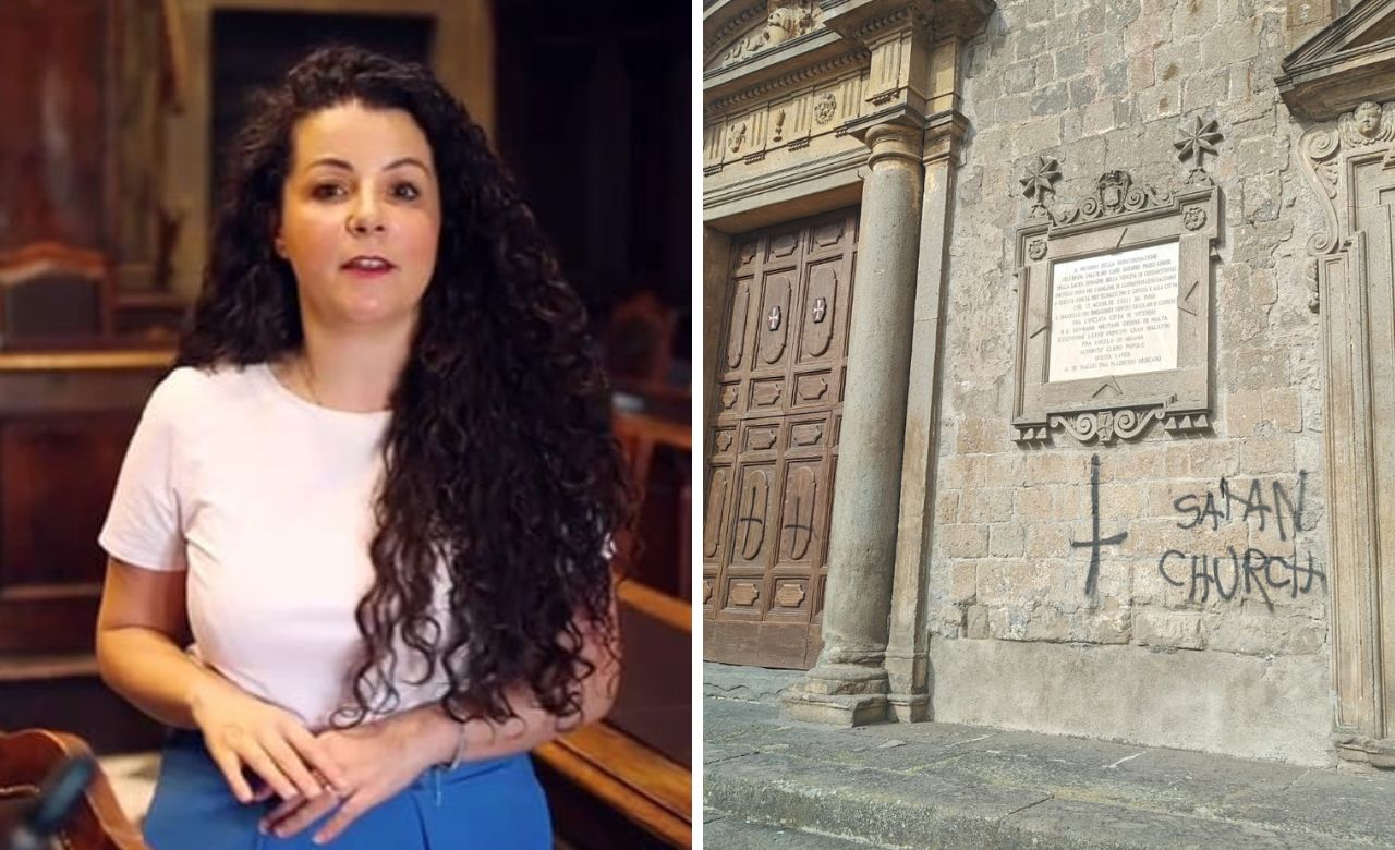 chiesa vandalizzata frontini