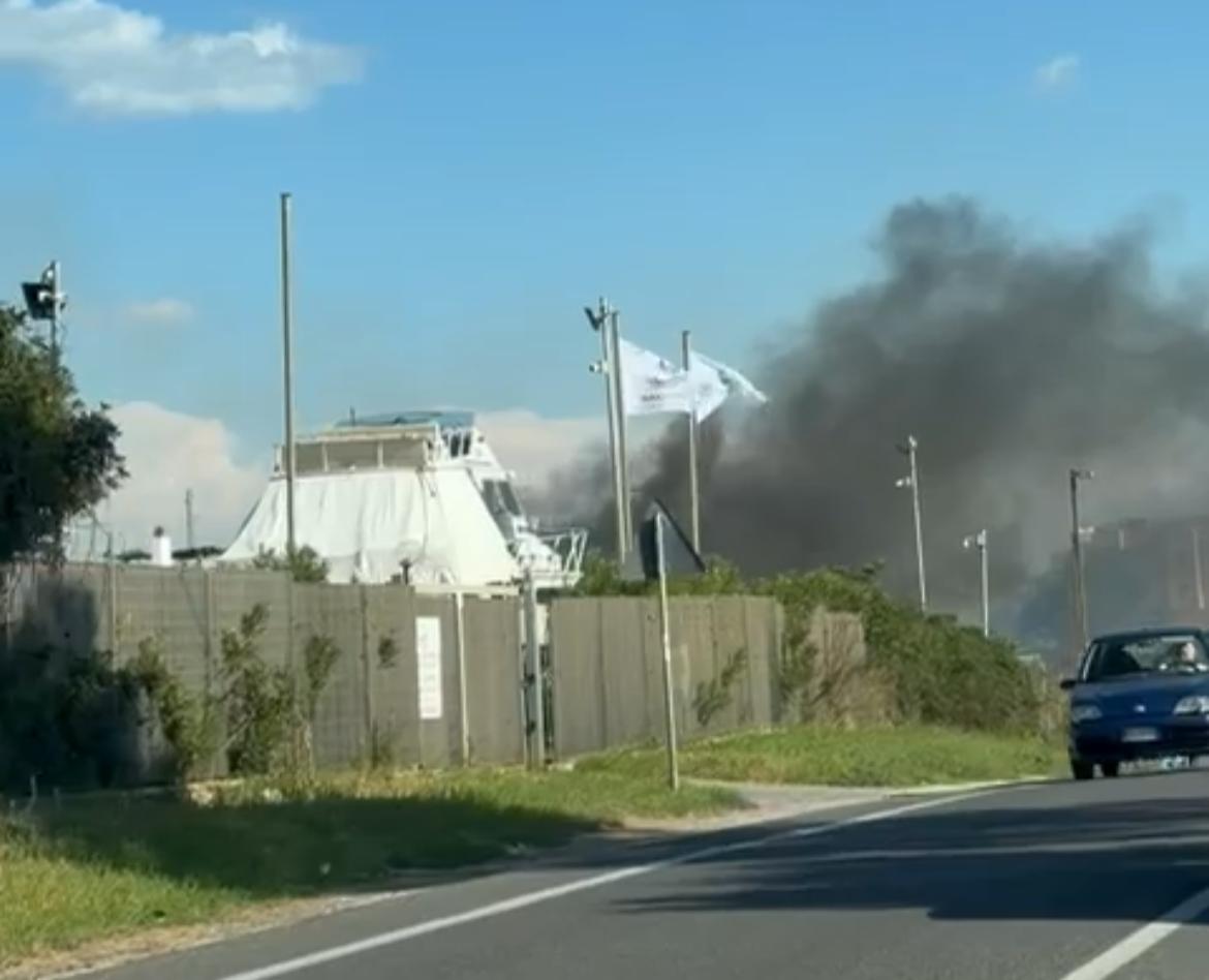 incendio santa marinella via siena