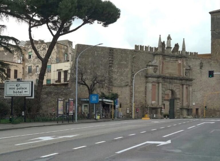viabilità porta romana viterbo