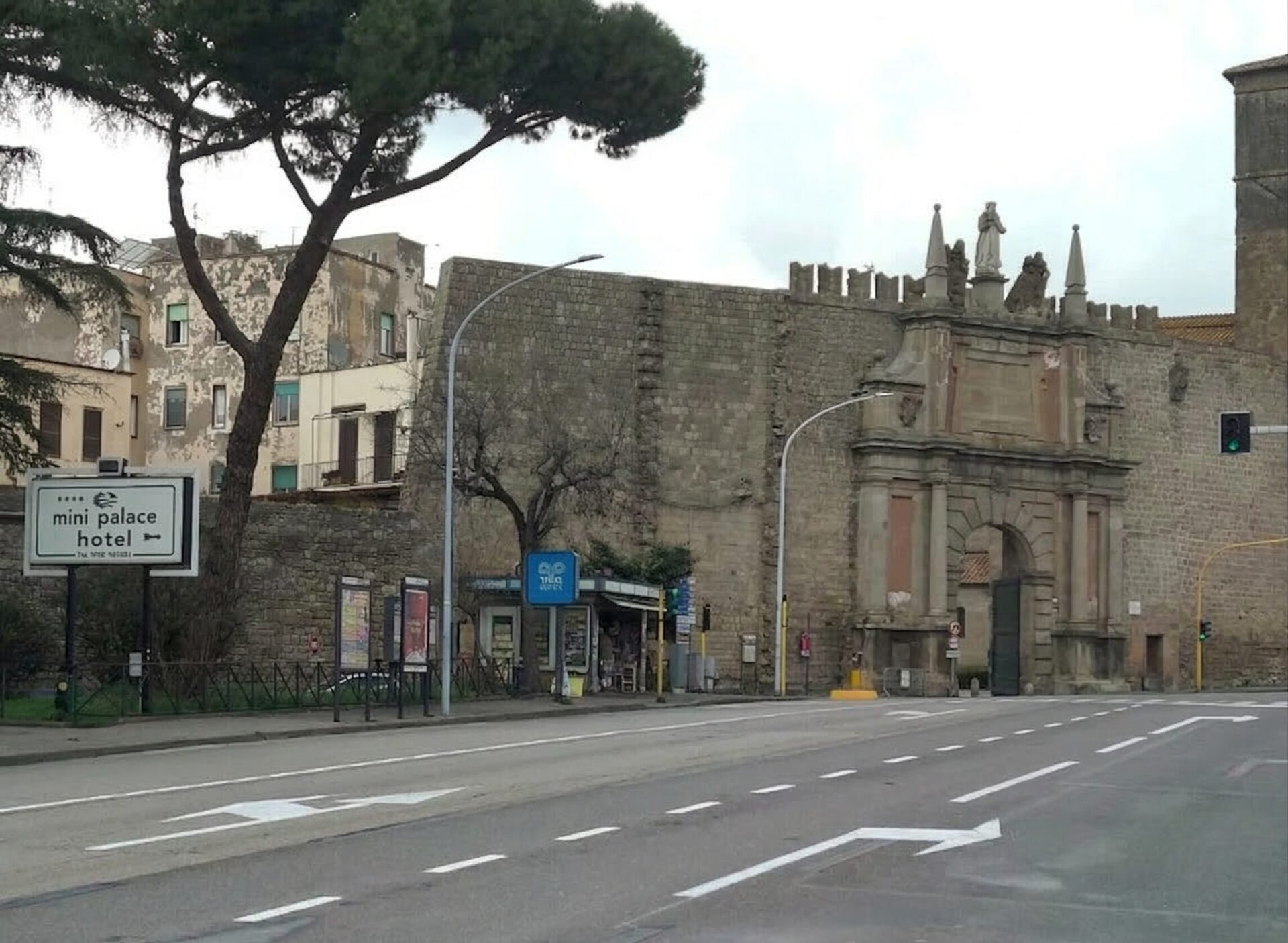 viabilità porta romana viterbo