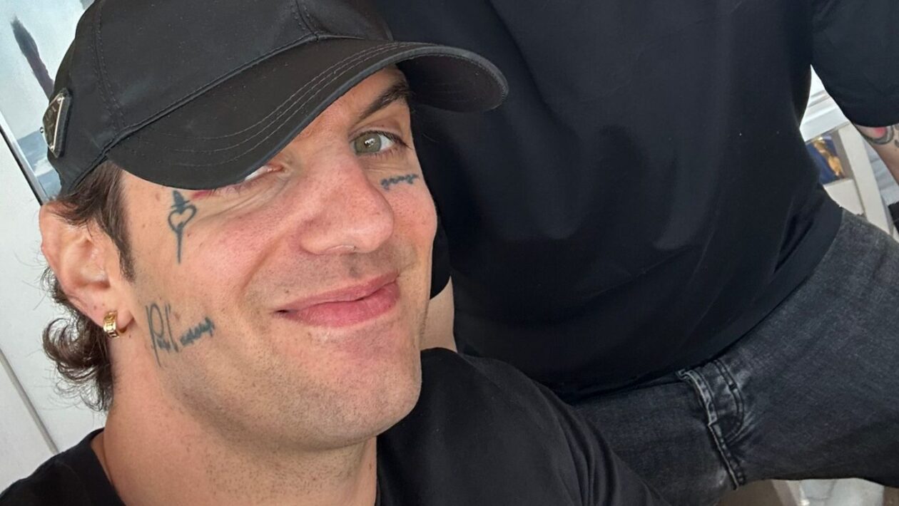 Stefano Quartieri con il cantante romano Achille Lauro