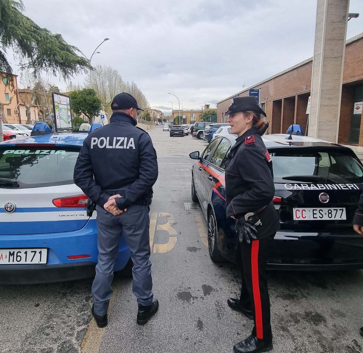 polizia carabinieri orte