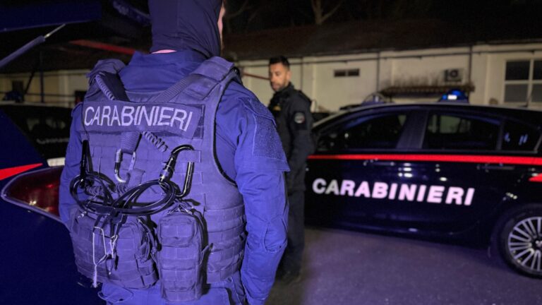 PROVINCIALE - I Carabinieri impegnati nell'operazione (4)
