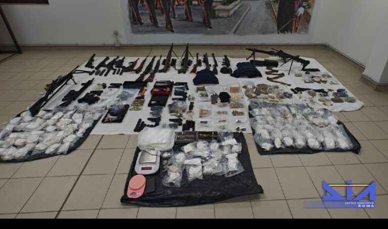 Sequestro Armi DIA CO ROMA