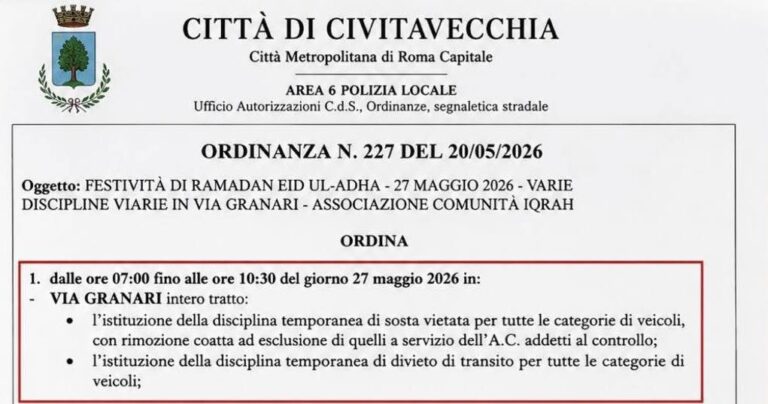 ordinanza ramadam