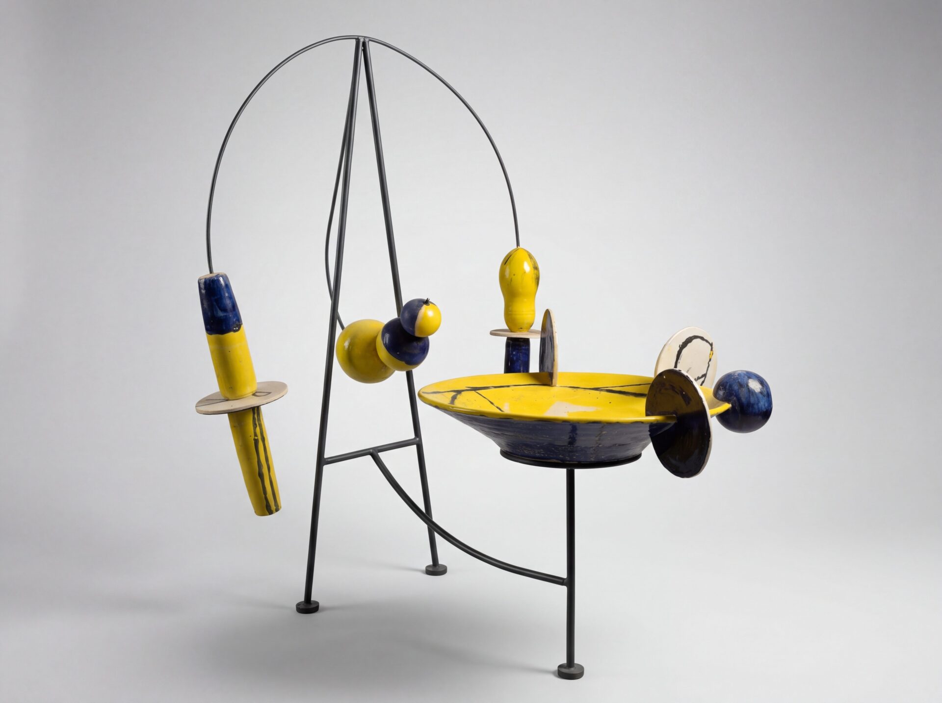 Tommaso Cascella Progetto per una fontana 2007 ceramica e ferro