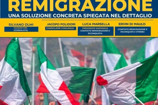 remigrazione locandina viterbo