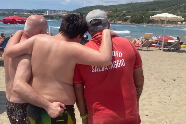 salvataggio in mare a santa marinella