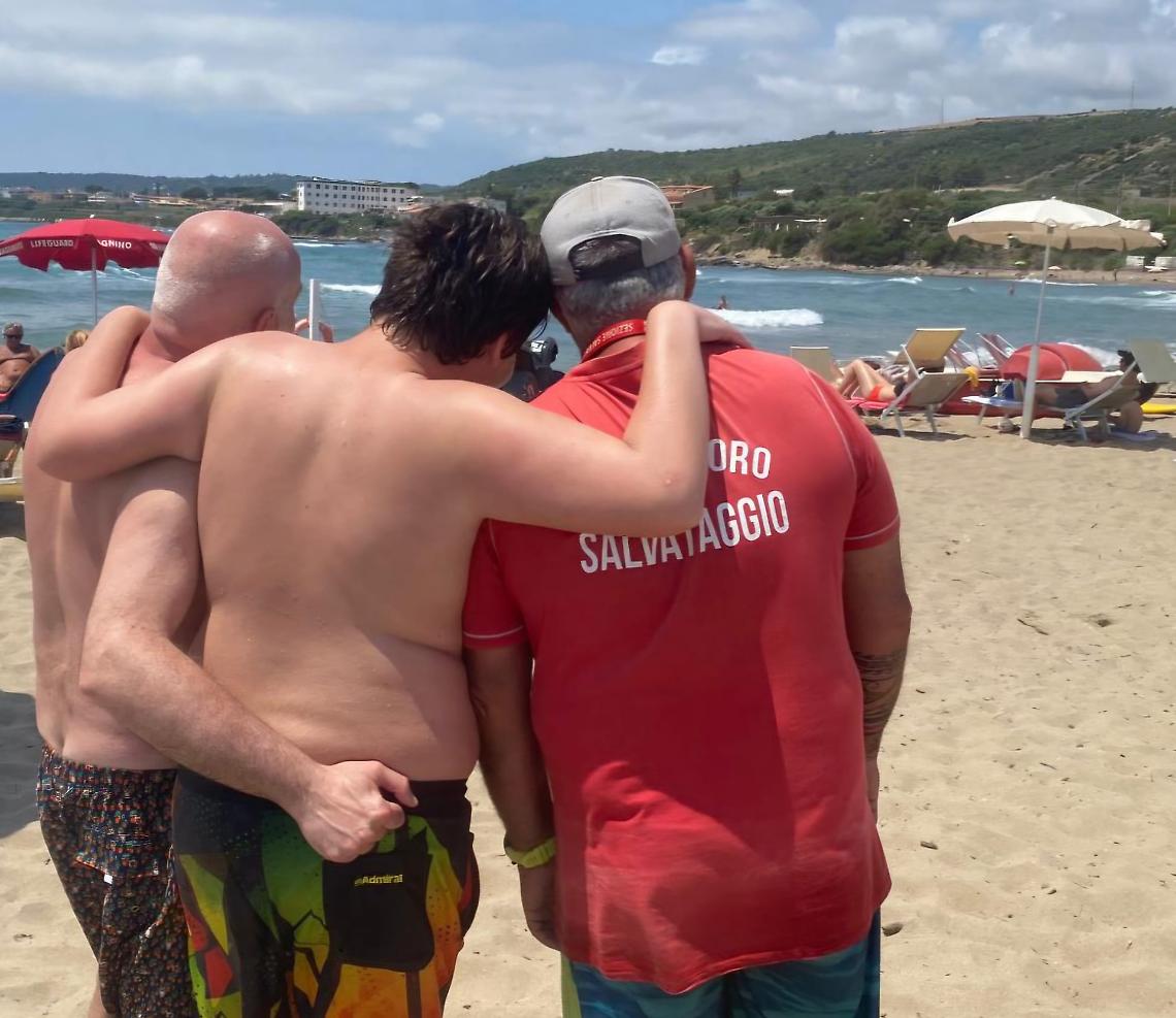 salvataggio in mare a santa marinella