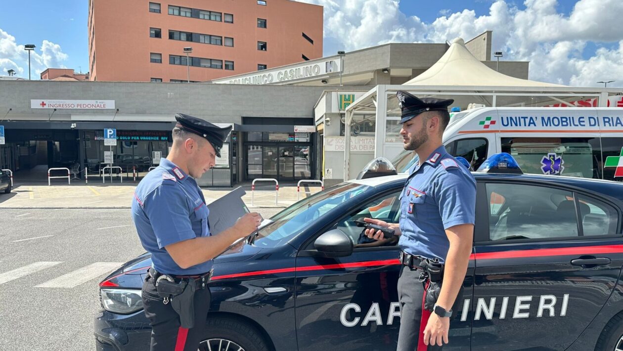 CASILINA I Carabinieri presso il Policlinico Casilino