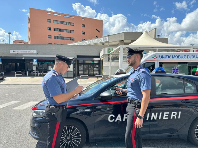 CASILINA - I Carabinieri presso il Policlinico Casilino