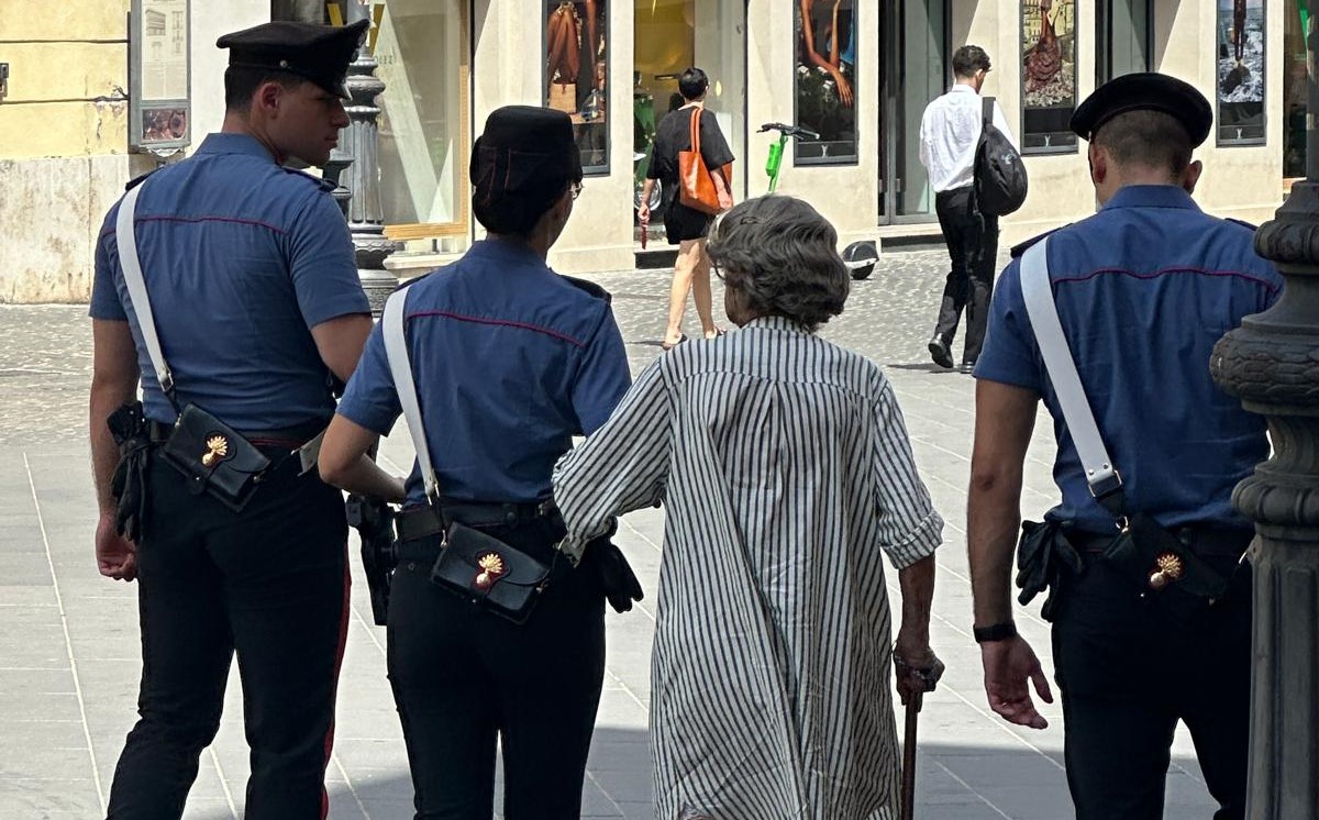TRASTEVERE - i Carabinieri intervenuti (1)