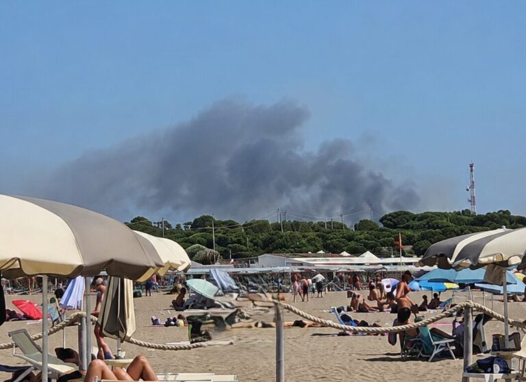 civitavecchia incendio