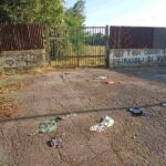 freecompress-rifiuti e scritte vandaliche zona stazione capranica
