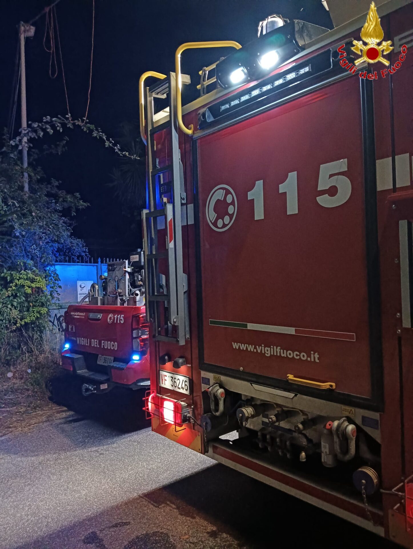 vigili del fuoco civitavecchia