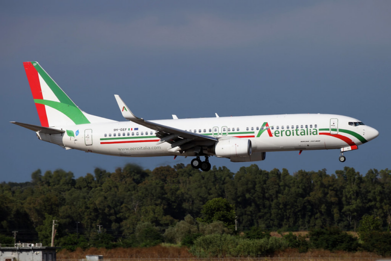 Aereo con livrea Aeroitalia in volo