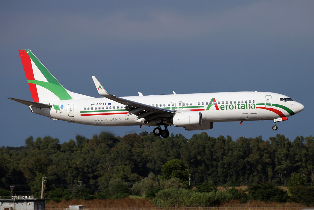 Aereo con livrea Aeroitalia in volo