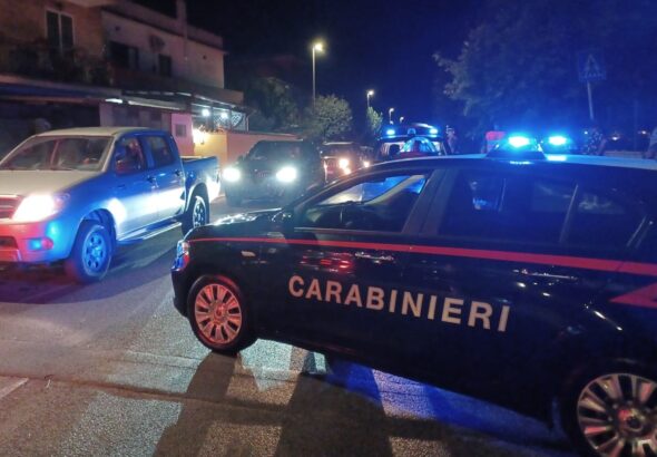 Auto dei carabinieri di Civitavecchia in azione