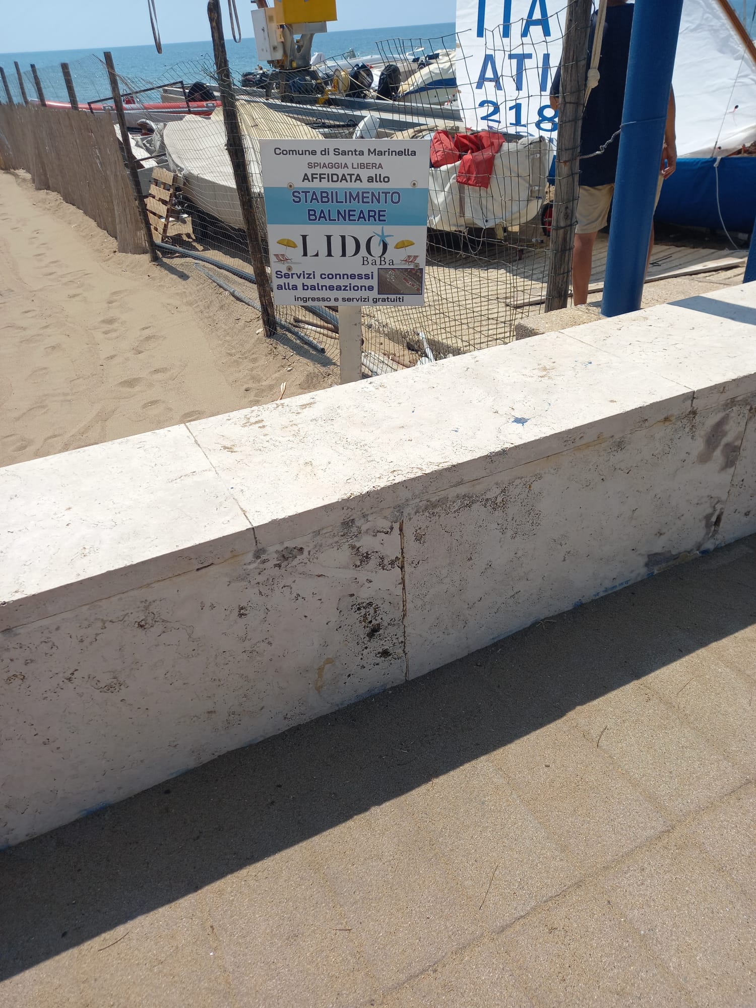 Cartello Spiaggia Libera