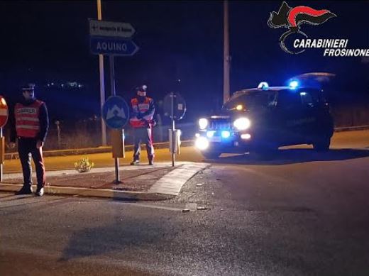 carabinieri notte aquino pontecorvo