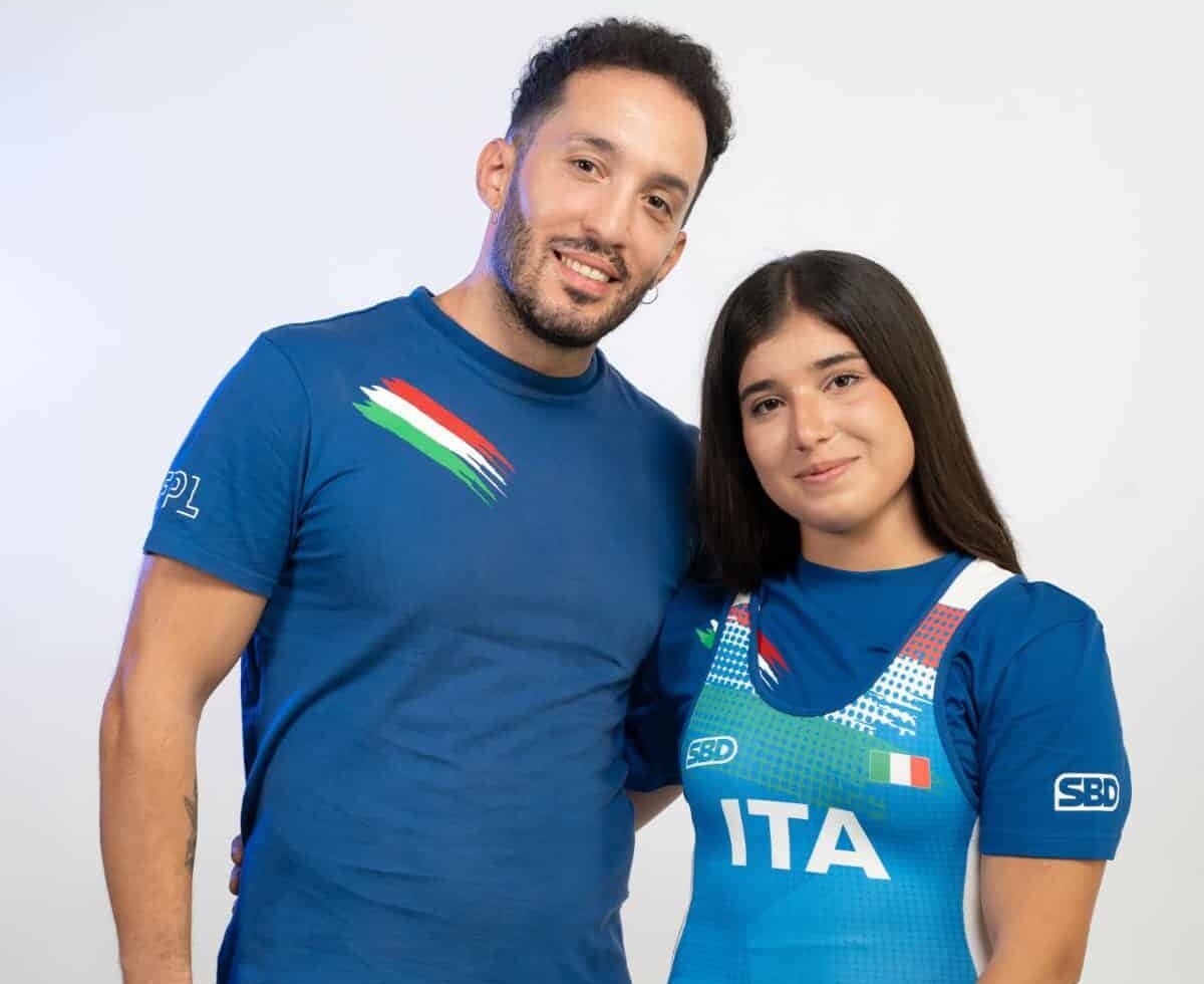 Giada con il suo allenatore