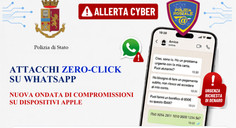 Locandina vulnerabilità IOS