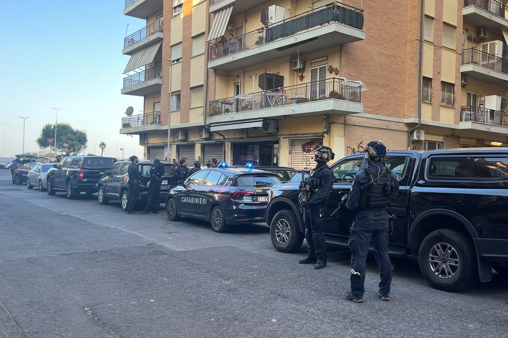 OSTIA - I Carabinieri intervenuti (3)
