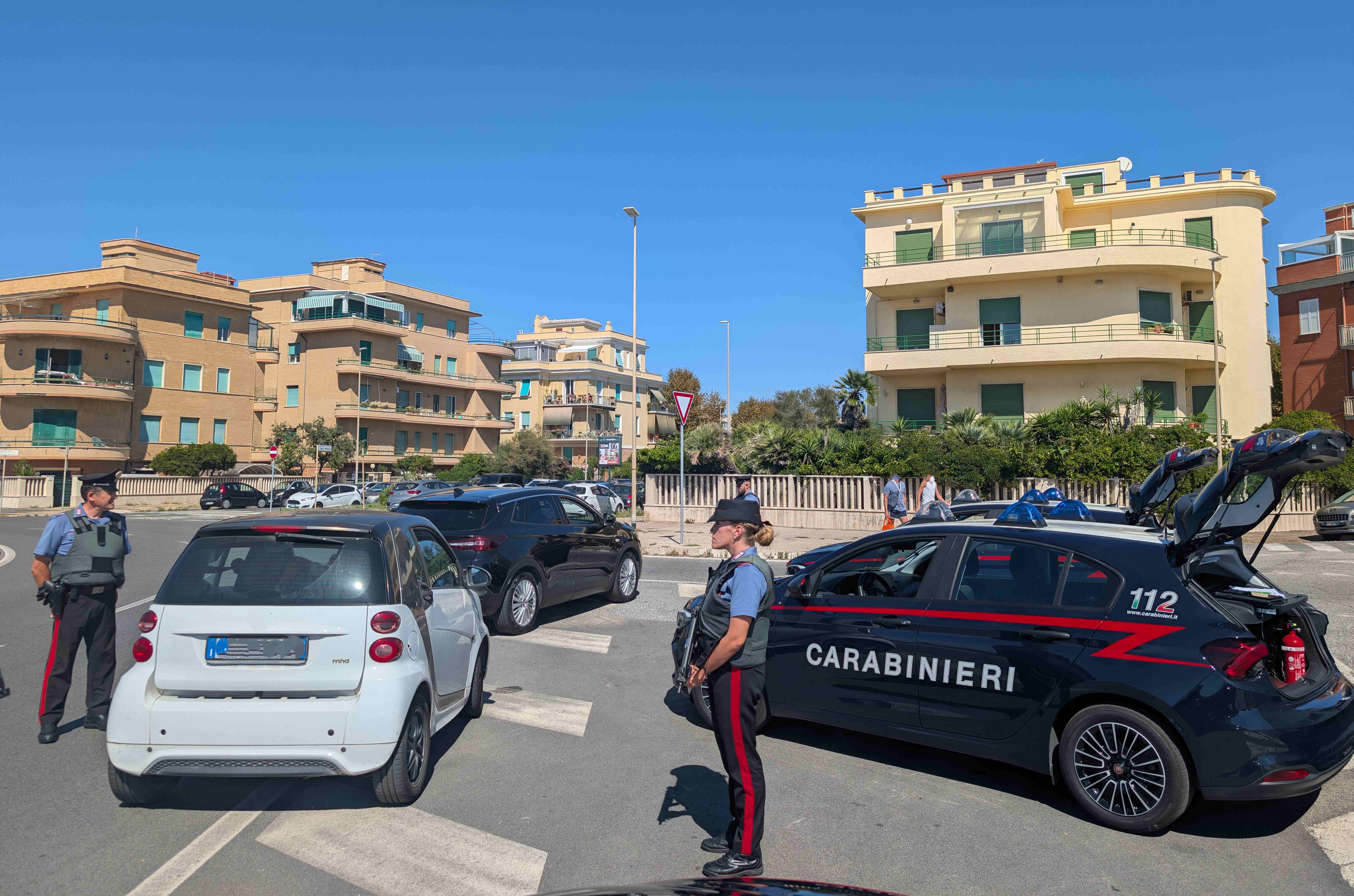 OSTIA I Carabinieri intervenuti 5