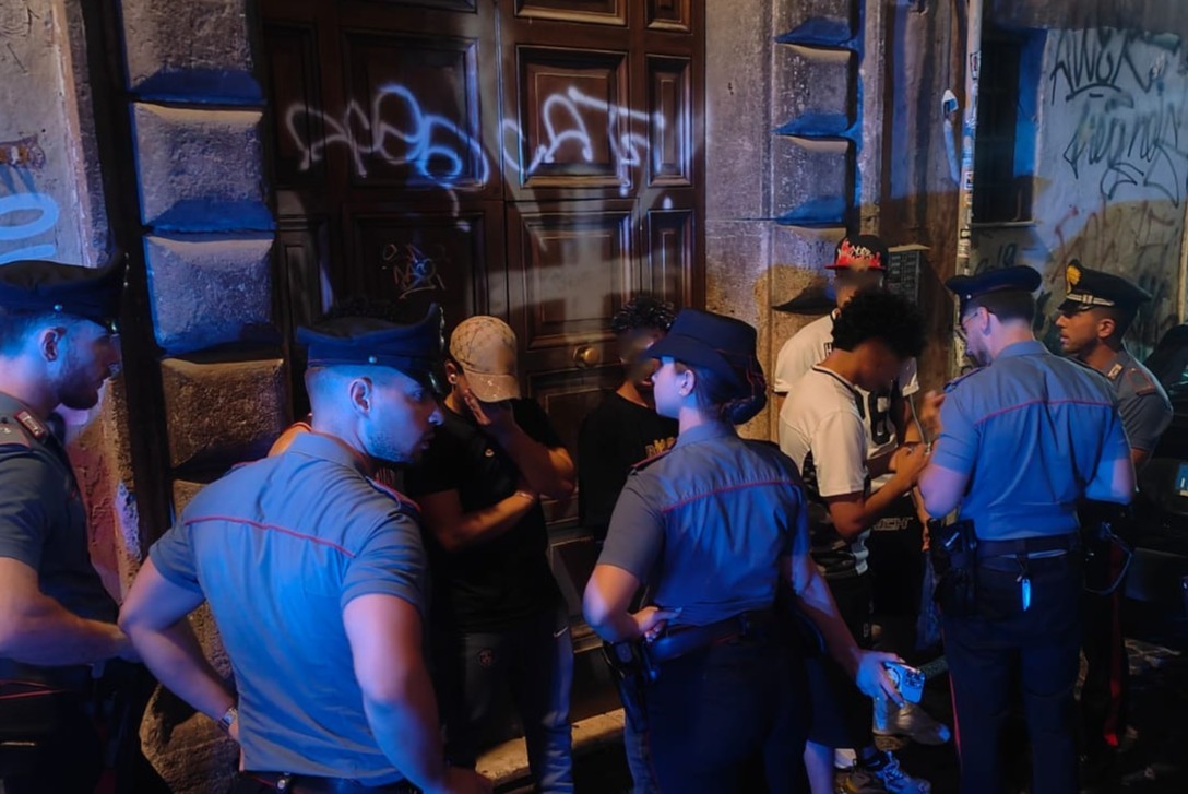 TRASTEVERE - I Carabinieri intervenuti (1)