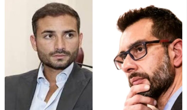 L'assessore Mario Grieco e il consigliere di minoranza Anselmo Pizzutelli