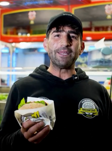 Rossano De Filippis titolare della Panineria Incontro 2.0