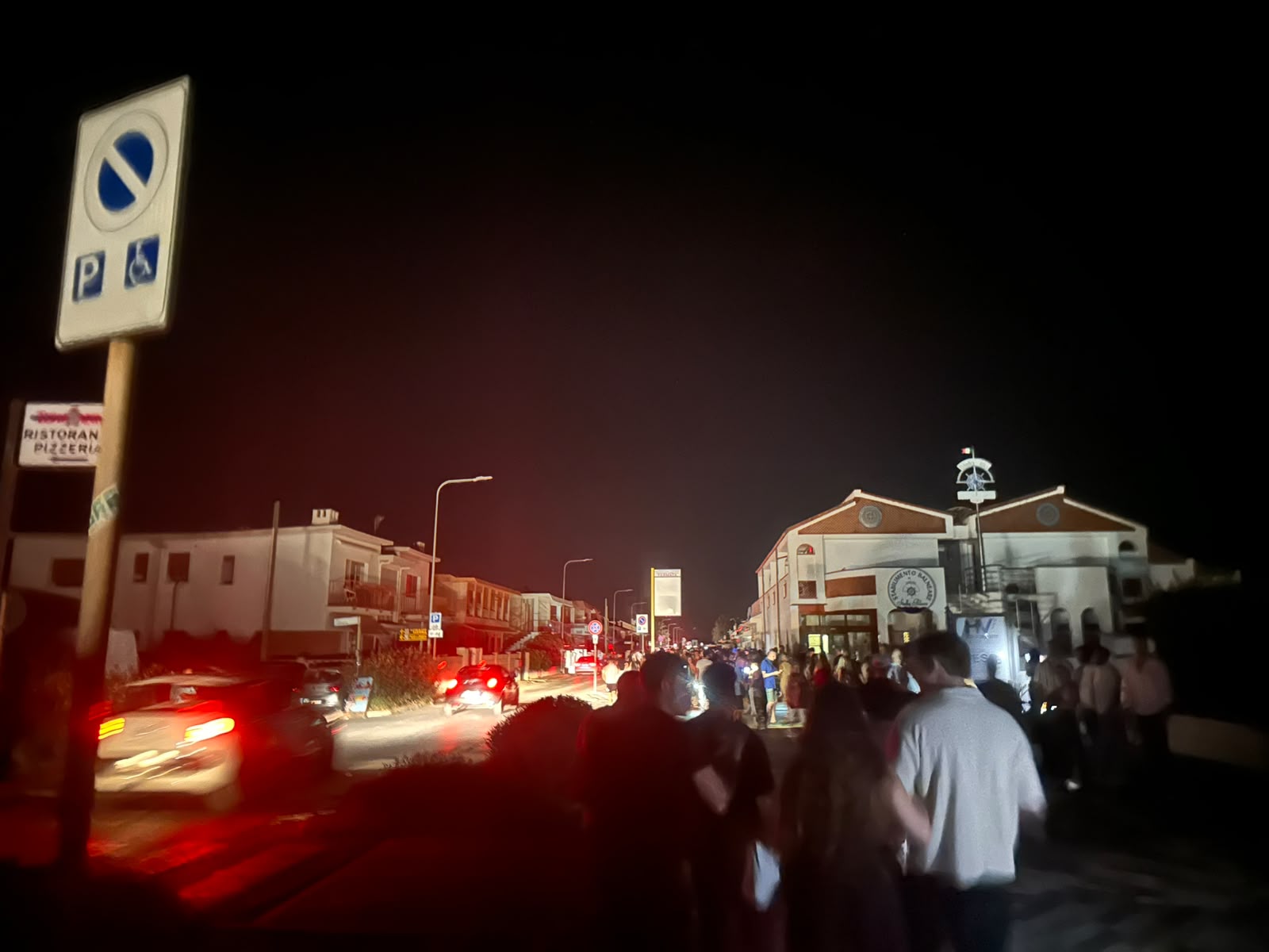 Black out a Montalto Marina