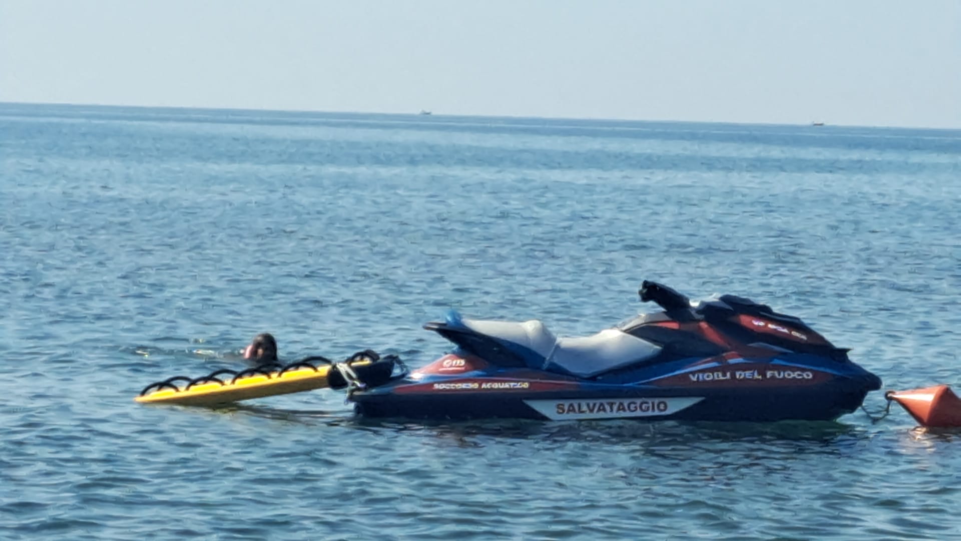 moto dacqua vigili del fuoco