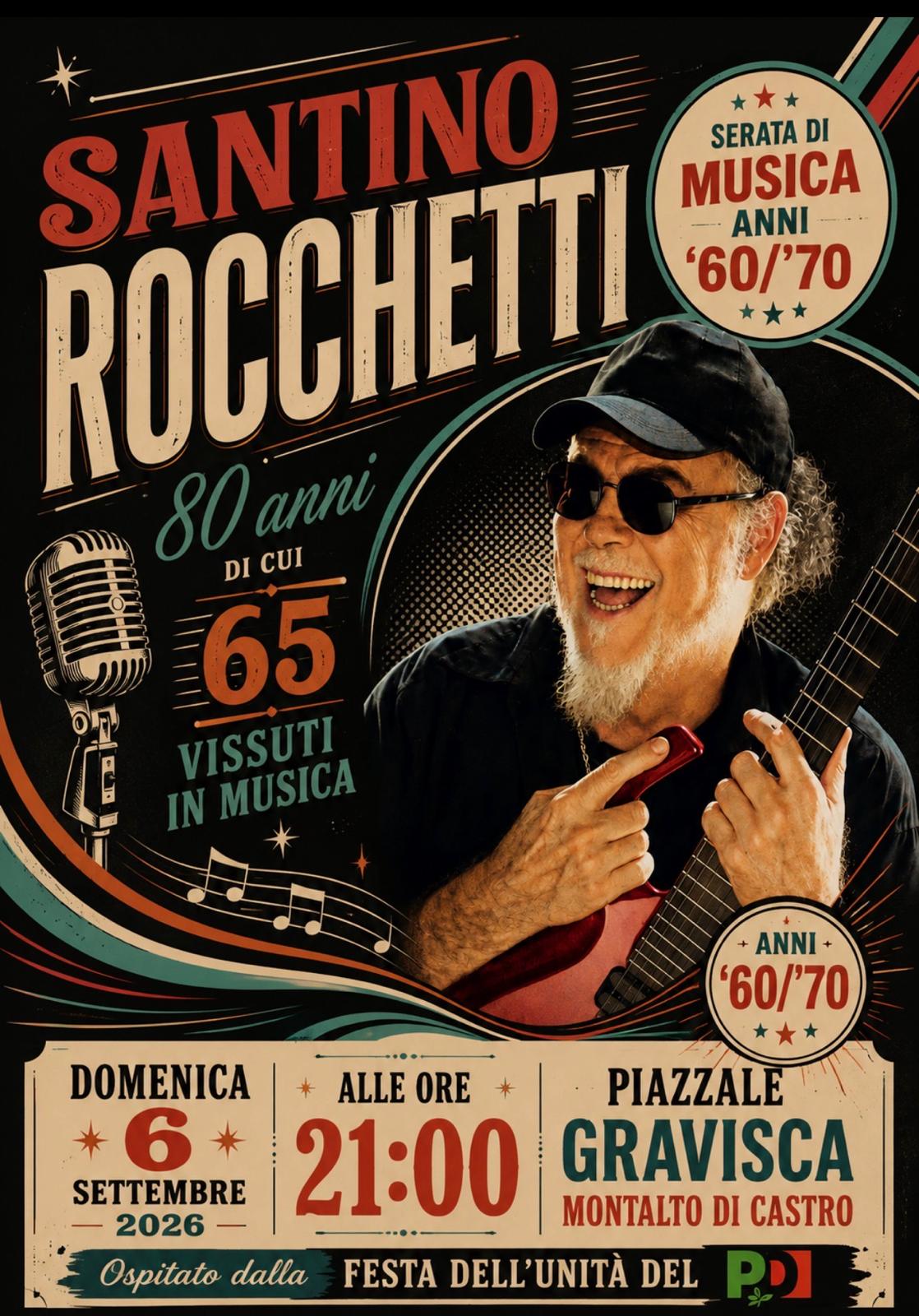 «Ottant'anni, di cui 65 vissuti in musica»: Santino Rocchetti torna a suonare a casa sua 2 santino rocchetti