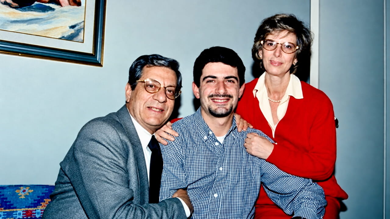 Attilio Manca con i genitori