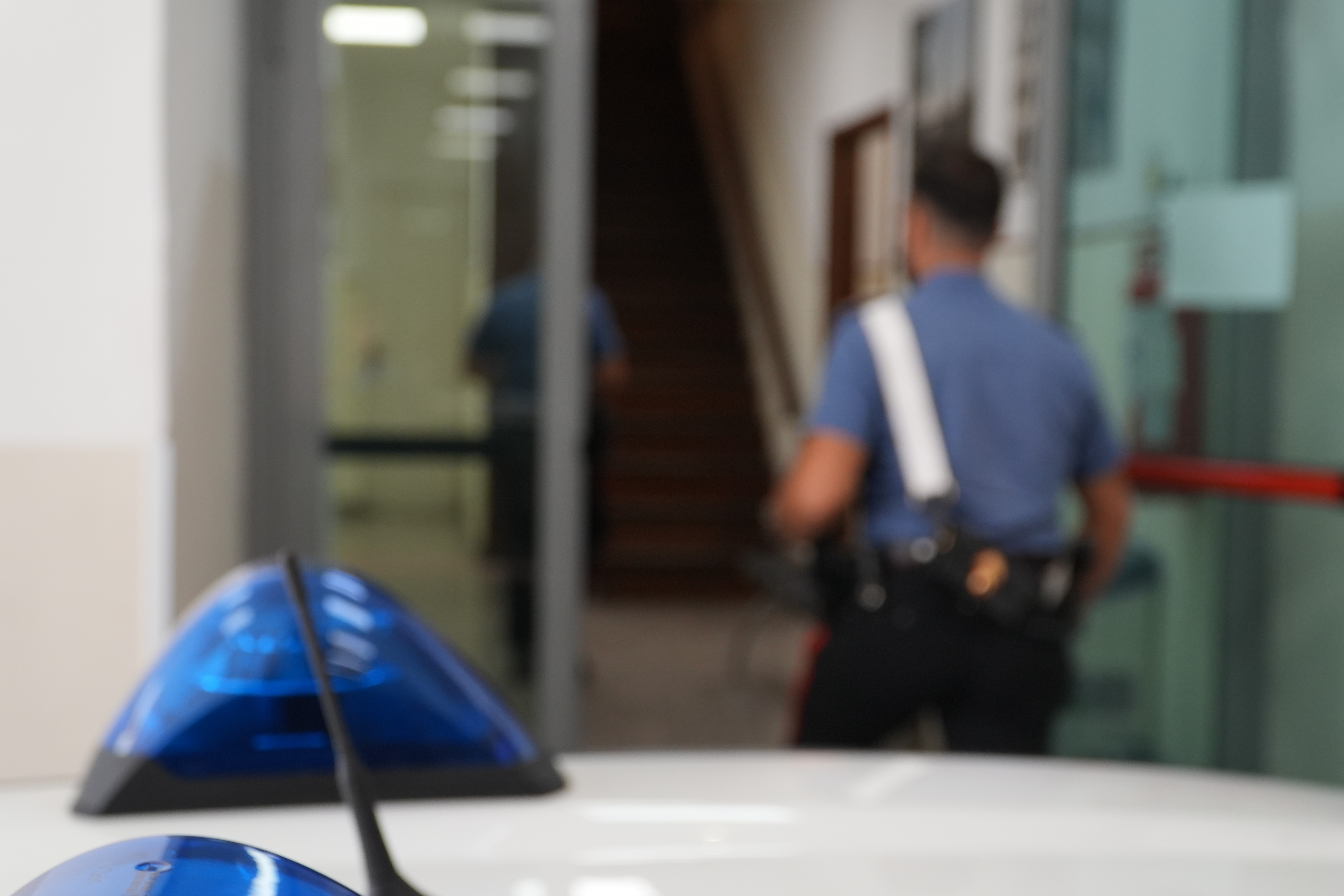 OSTIA - L'intervento dei Carabinieri