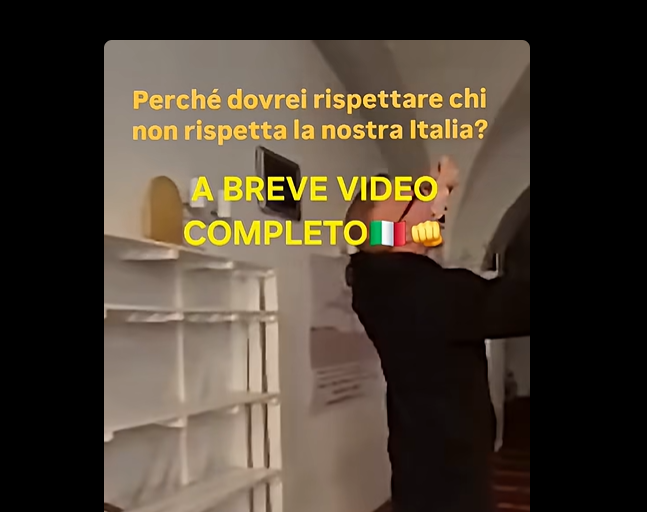 SIMONE CARABELLA MORTADELLA MOSCHEA CIVITAVECCHIA