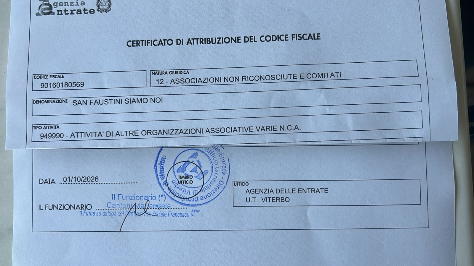 associazione san faustino siamo noi