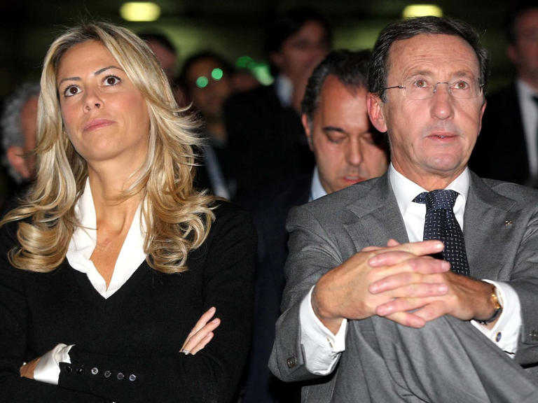 elisabetta tulliani con gianfranco fini