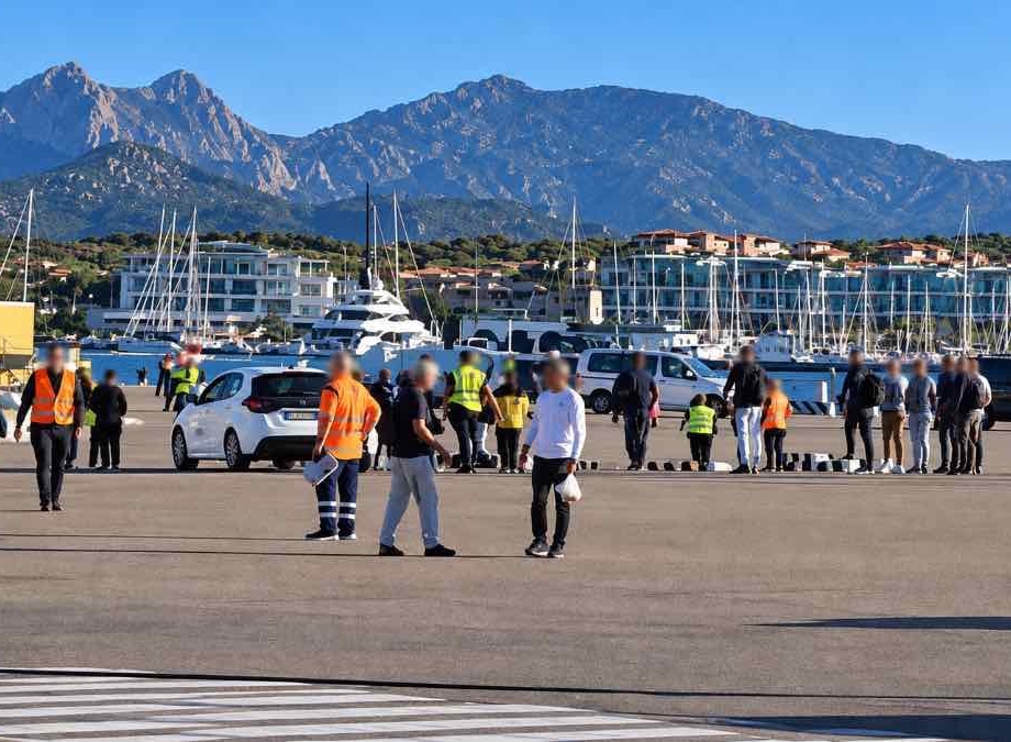 olbia tensione al porto