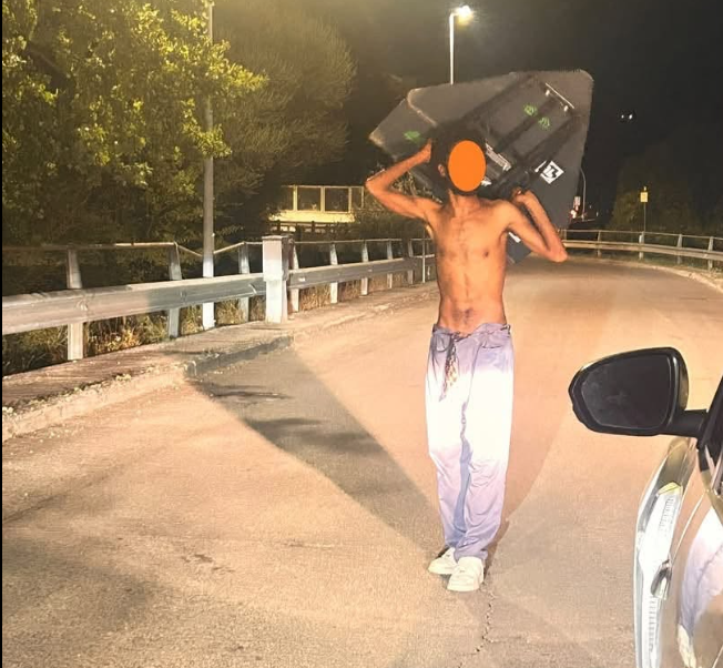 orte uomo strada