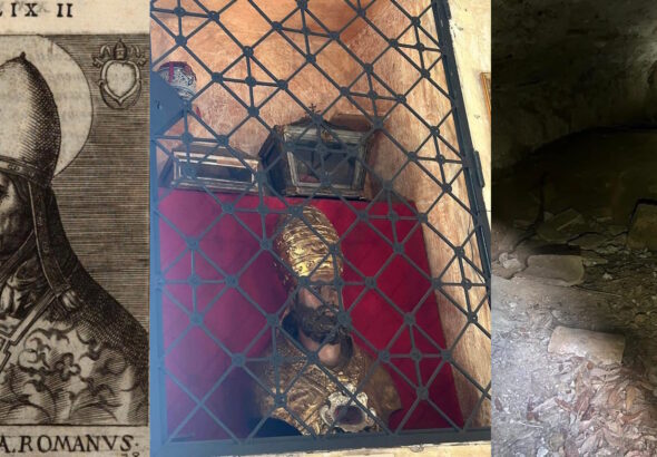 tomba etrusca - sepoltura papa san felice II